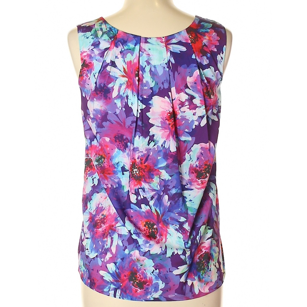M & Co Floral Purple Blouse